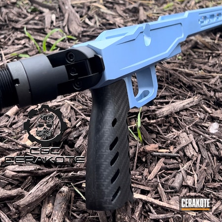 Powder Coating: Rifle Chassis,S.H.O.T,Certified Applicator,Chassis,Bolt Action,Solid Tone,Carbon Fiber,Single Shade,Sea Blue H-172,Solid Color