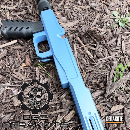 Powder Coating: Rifle Chassis,S.H.O.T,Certified Applicator,Chassis,Bolt Action,Solid Tone,Carbon Fiber,Single Shade,Sea Blue H-172,Solid Color