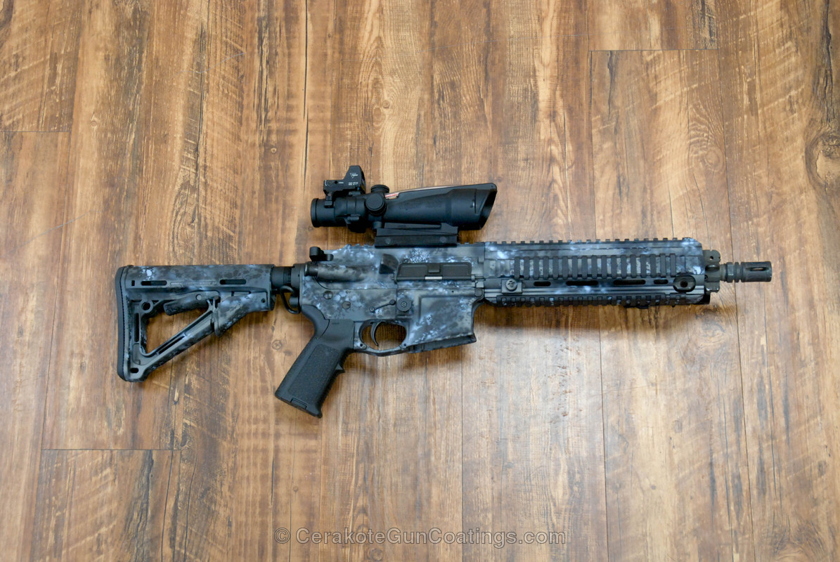 H-237 Tungsten with H-242 Hidden White and H-190 Armor Black by