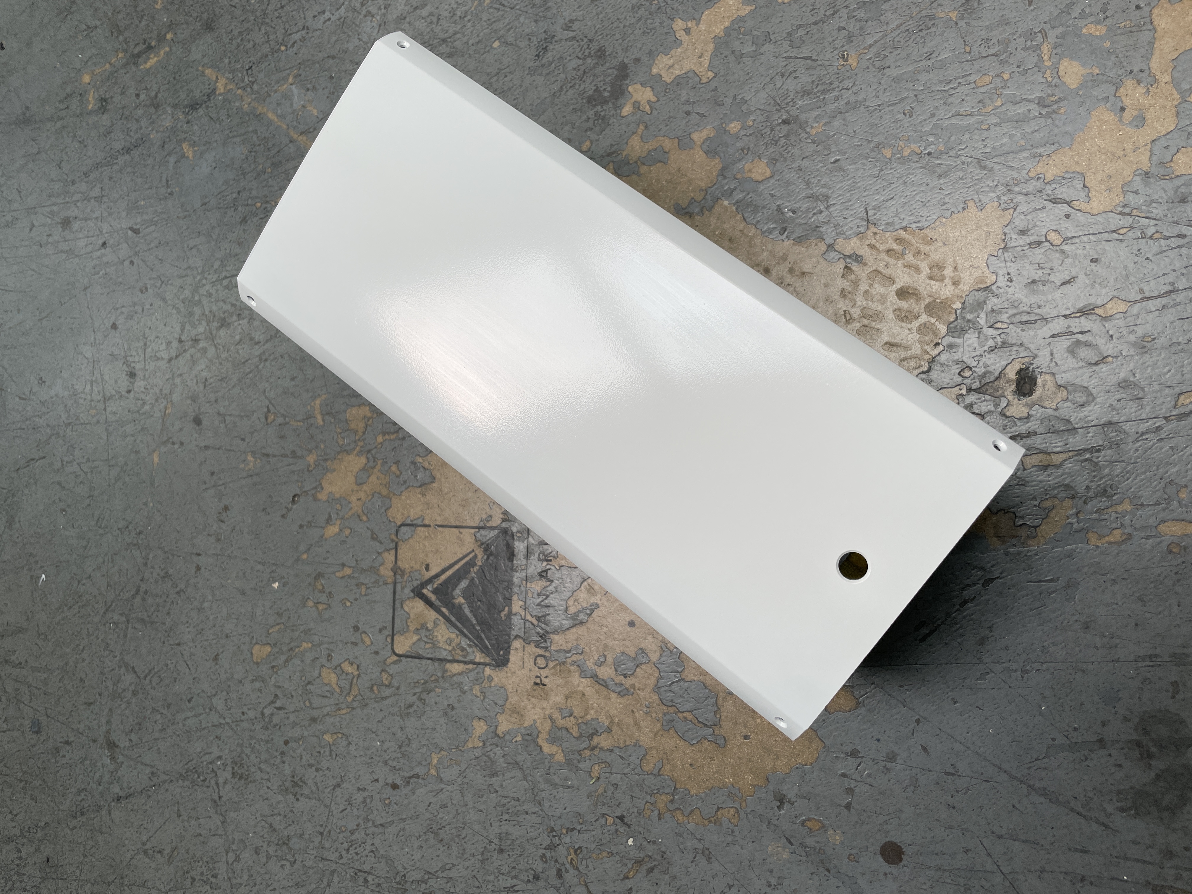 Powder Coated Computer ITX with Stormtrooper White | Cerakote