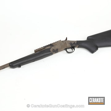 Cerakoted H-226 Patriot Brown With H-190 Armor Black And H-267 Magpul Flat Dark Earth
