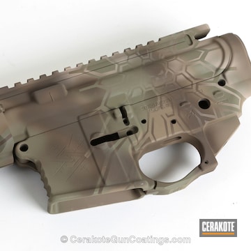 Cerakoted H-204 Hazel Green With H-226 Patriot Brown And H-267 Magpul Flat Dark Earth