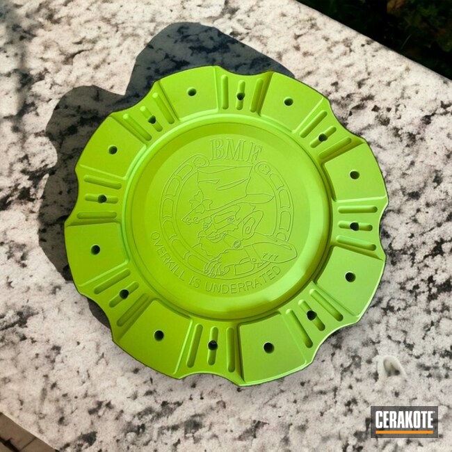 Edc Bmf Poker Chip Display In Zombie Green