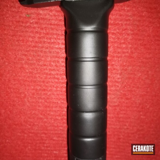 Cerakoted Graphite Black Commando Knife Handle