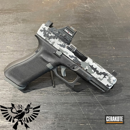 Powder Coating: Graphite Black H-146,Glock,S.H.O.T,Pistol,Steel Grey H-139,BATTLESHIP GREY H-213,SIG™ DARK GREY H-210,Digital Camo,Glock 45