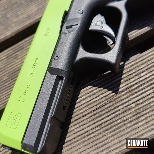 Cerakoted: S.H.O.T,Zombie Green H-168,Airsoft,Glock,Glock 17