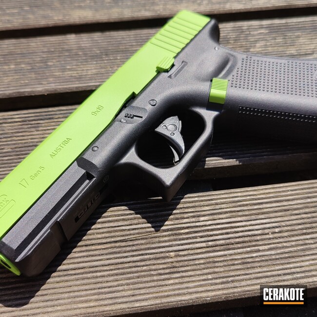 Cerakoted: S.H.O.T,Zombie Green H-168,Airsoft,Glock,Glock 17