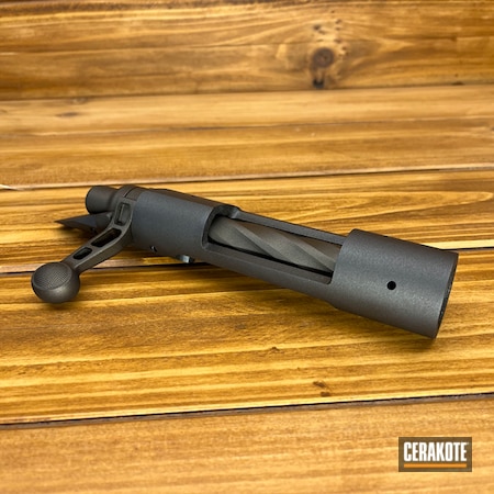 Powder Coating: Midnight Bronze H-294,Custom Color,S.H.O.T,Hunting Rifle,Subdued,Rifle Action,Remington 700,Custom Mix,Cobalt H-112,Bolt Action Rifle