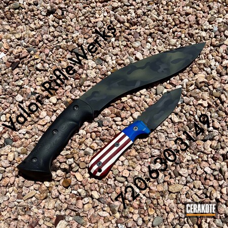 Powder Coating: Graphite Black H-146,S.H.O.T,Knife,Sniper Green H-229,Fixed Blade,SIG™ DARK GREY H-210