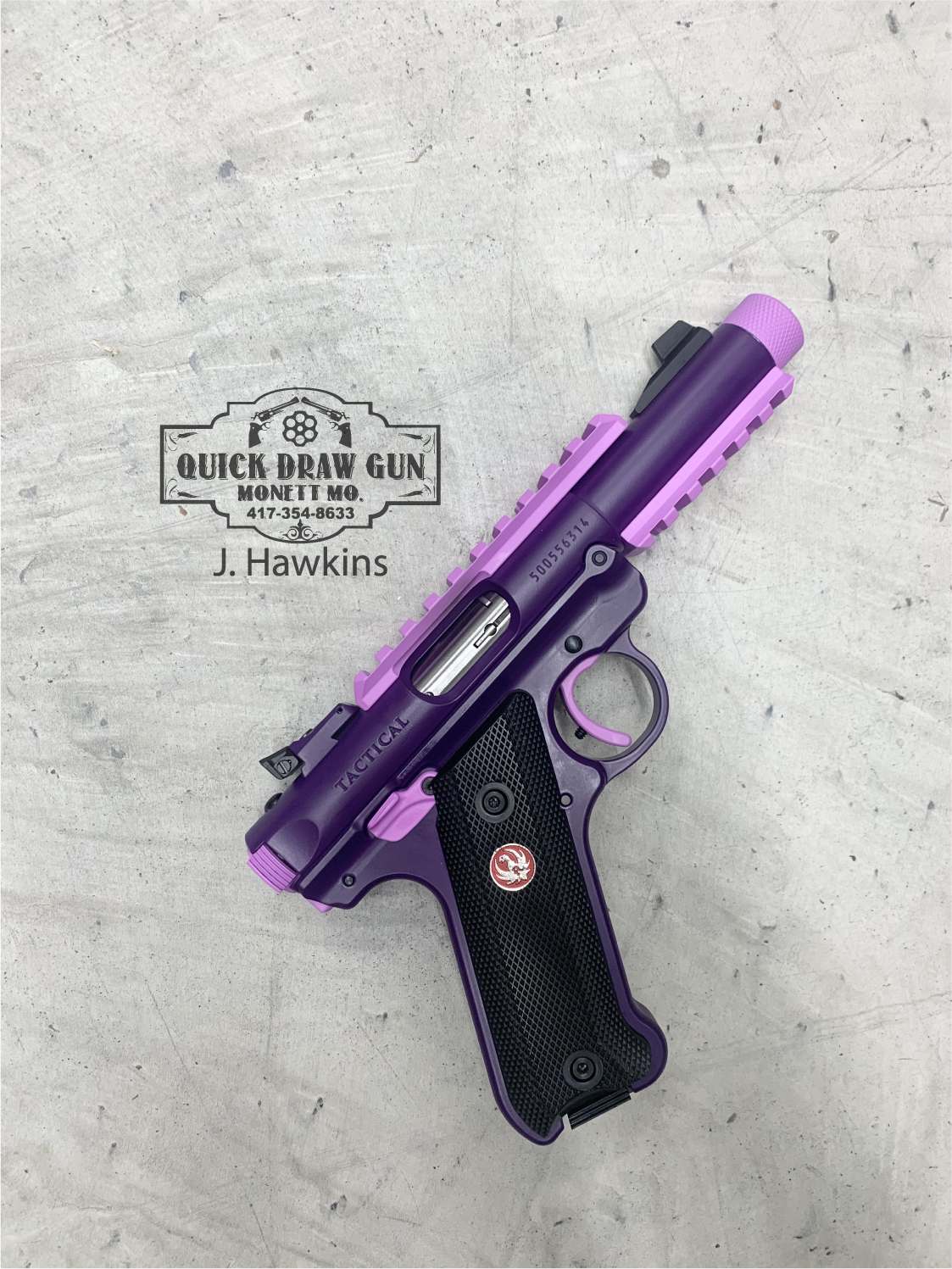 Ruger Mark IV coated with H-332 and C-163 | Cerakote