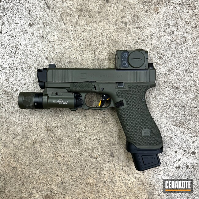 Cerakoted: S.H.O.T,Aimpoint,Radian Weapons,SLR Rifleworks,Pistol,O.D. Green H-236,Surefire,MICRO SLICK DRY FILM LUBRICANT COATING (AIR CURE) C-110