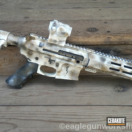 Powder Coating: Bear Creek Arsenal,Snow White H-136,S.H.O.T,FROST H-312,MAGPUL® O.D. GREEN H-232,Side Charger,7.62x39,AR-15,Coyote Tan H-235,SBR