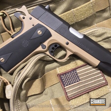 Powder Coating: Firearm,Satin Aluminum H-151,1911,Armor Black H-190,Springfield Armory,Coyote Tan H-235