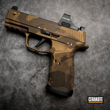 Cerakoted Sig Sauer P365 In H-190, H-258 And H-148