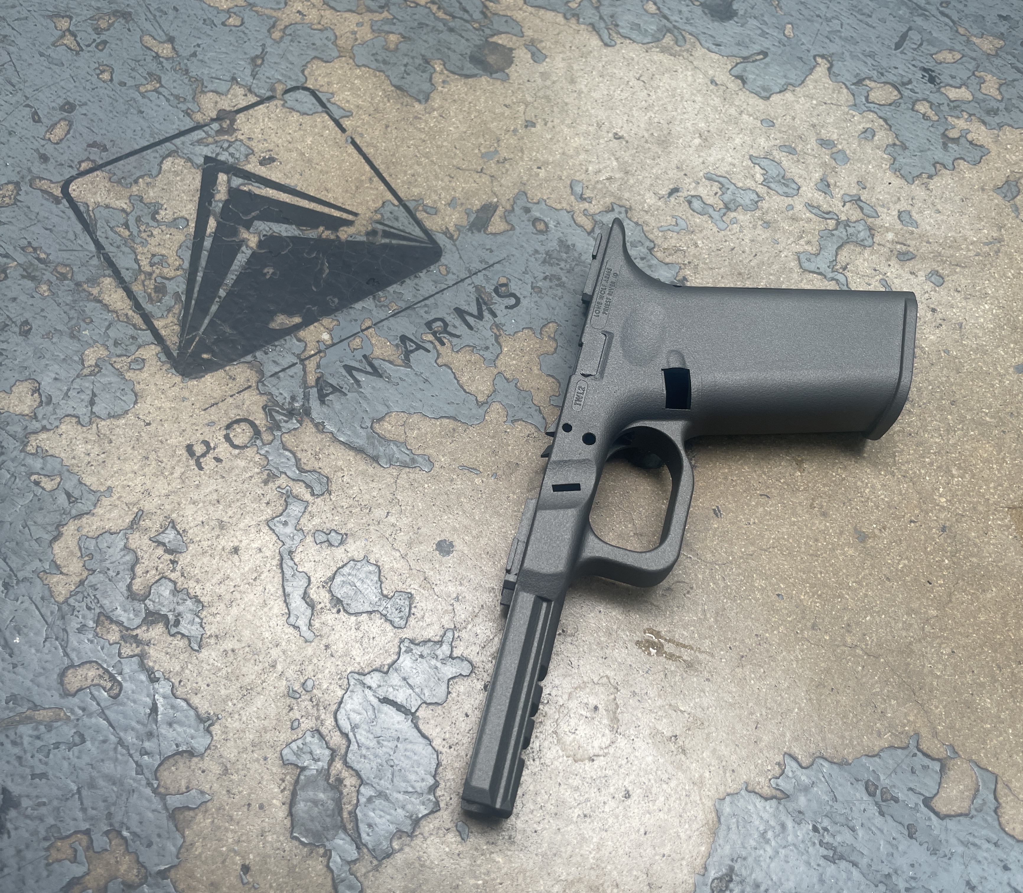 White Gun Frame Handgun Frame using H-237 | Cerakote