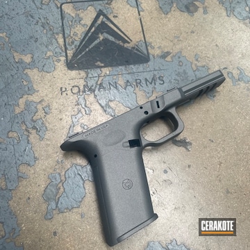 Cerakoted Tungsten Handgun Frame