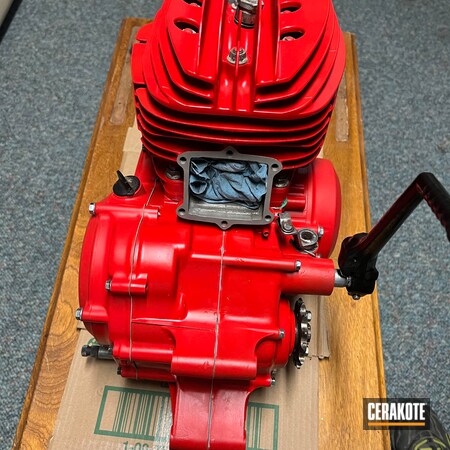 Powder Coating: Red,USMC Red H-167,Engine,Automotive