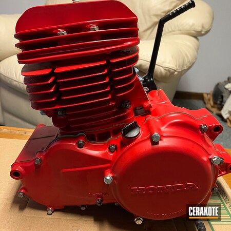 Powder Coating: Red,USMC Red H-167,Engine,Automotive