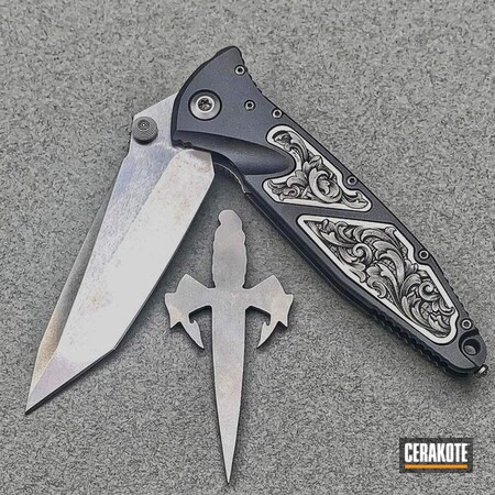 Powder Coating: S.H.O.T,Microtech,Knife,Tungsten H-237,Custom