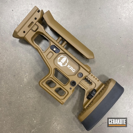 Powder Coating: Laser Engrave,Rifle Stock,S.H.O.T,KRG Bravo,Stock,Rifle,Precision,SCAR,Laser Engraved,Custom,Buttstock,SCAR 17,Laserengraving,Precision Rifle,Chassis,Tactical Rifle,FN Scar,FS FIELD DRAB H-30118,KRG Bravo chassis,KRG,Solid Color