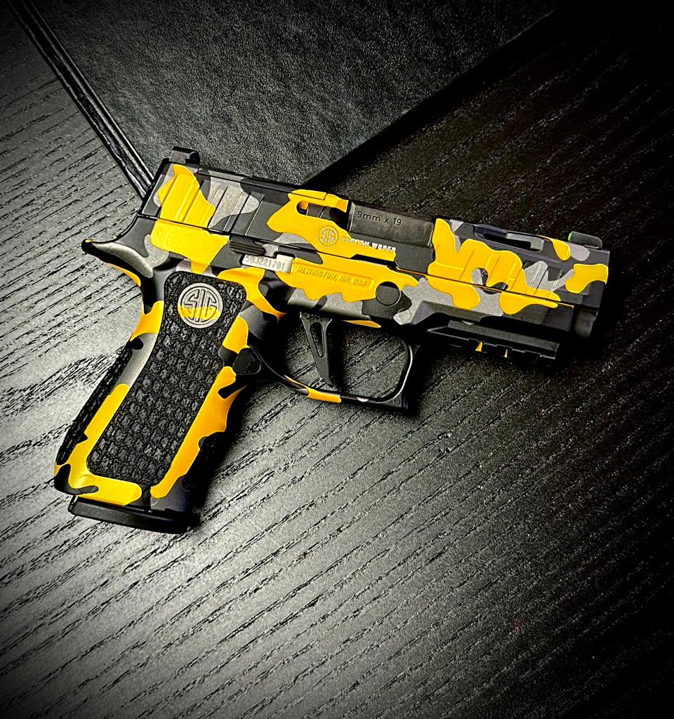 Yellow Rifle YELLOW CAMO | Cerakote