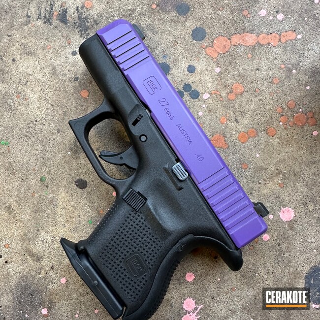 Cerakoted: S.H.O.T,Bright Purple H-217,Glock Slide,Glock