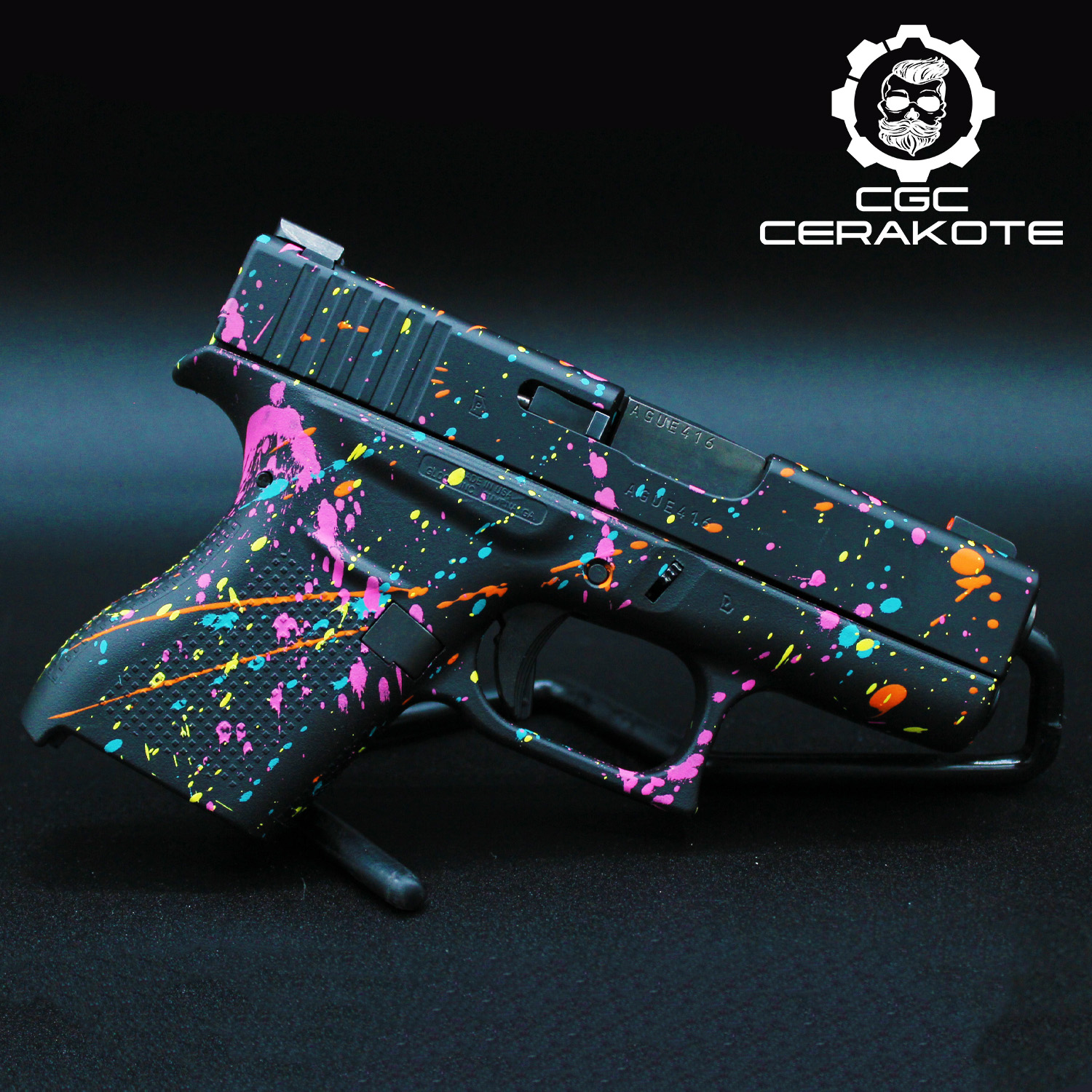 Custom Paint Splatter - Glock 43 | Cerakote