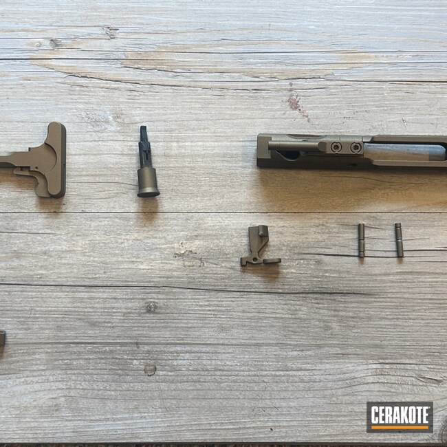 Cerakoted: Burnt Bronze H-148,Gun Parts,AR-15