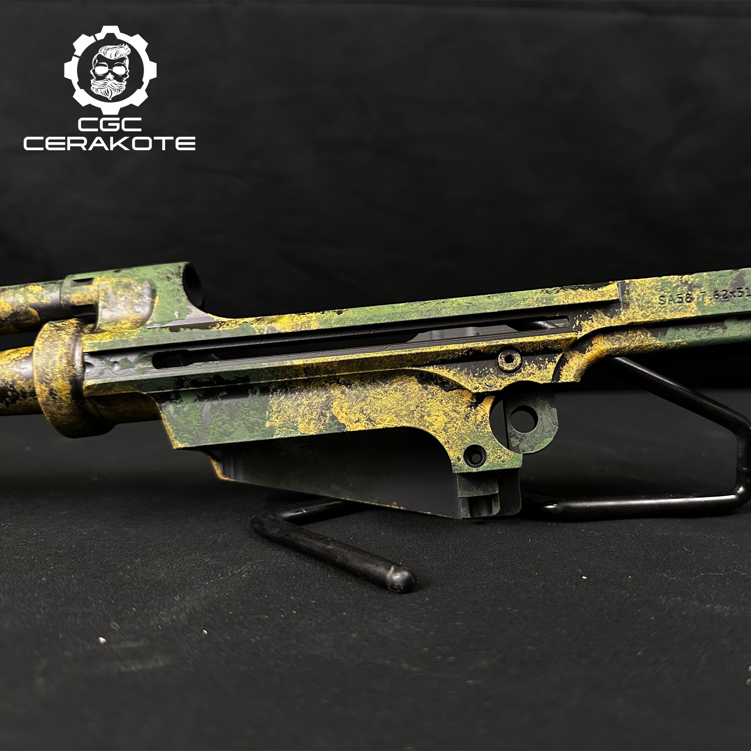 Custom Rhodesian Brushstroke - DSA FAL | Cerakote