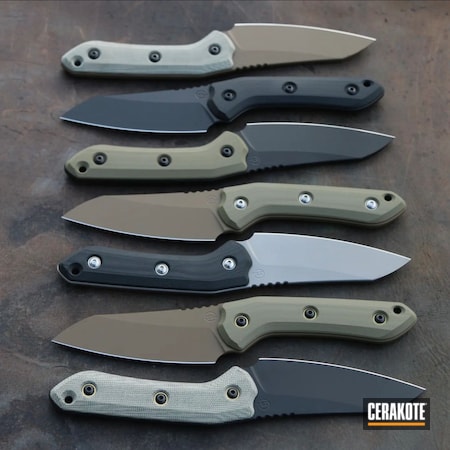 Powder Coating: Graphite Black H-146,Knives,S.H.O.T,Knife,GLOCK® FDE H-261
