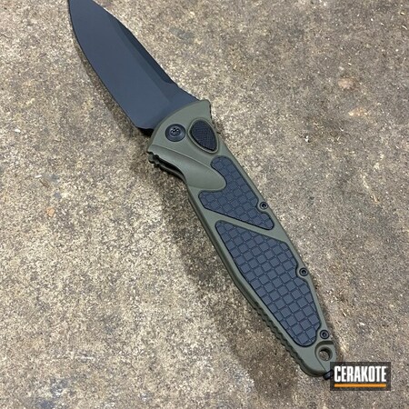 Powder Coating: Graphite Black H-146,Mil Spec O.D. Green H-240,S.H.O.T,Microtech
