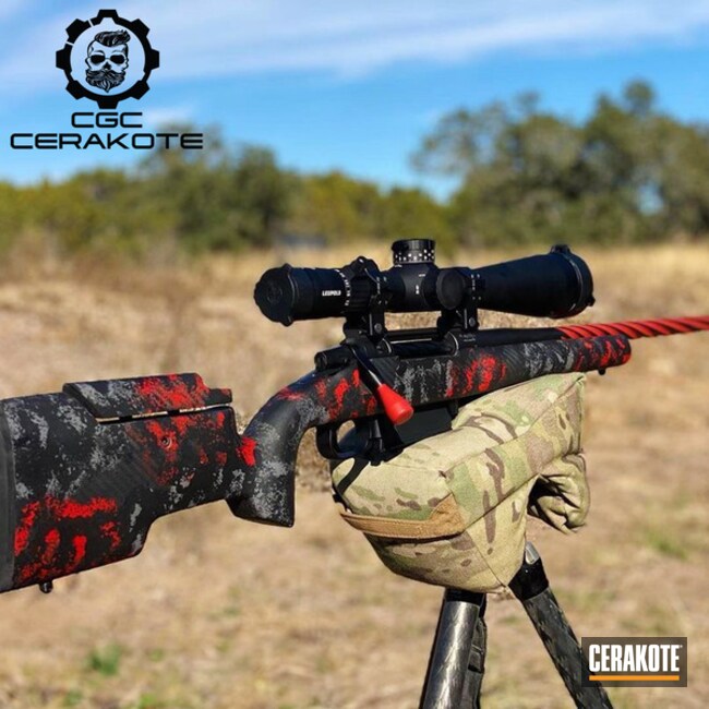 Custom Cerakote Job Done On This Rifle