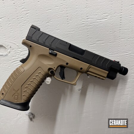 Powder Coating: Two Tone,S.H.O.T,10mm,Armor Black H-190,Kriger Operational Cartel,Springfield Armory,Springfield XDM