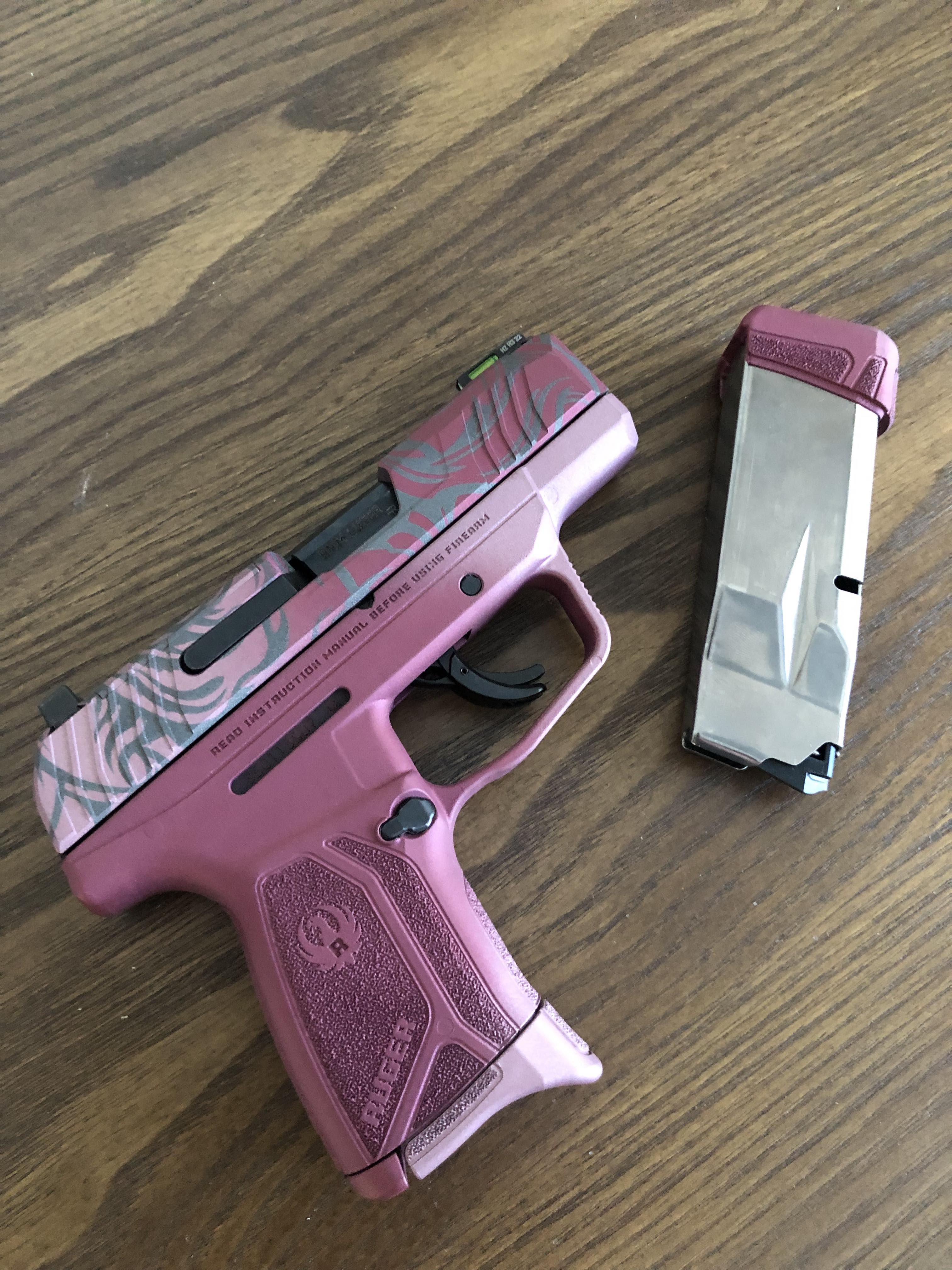 Ruger With Roses coated with a Cranberry Frost, Blush and Tungsten ...