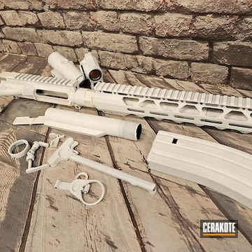 Cerakote Bright White Radical Firearms Ar-15 Build