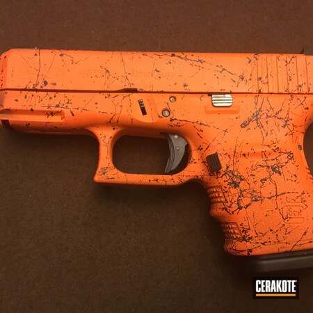 Powder Coating: Hunter Orange H-128,Glock 29,S.H.O.T,Splatter