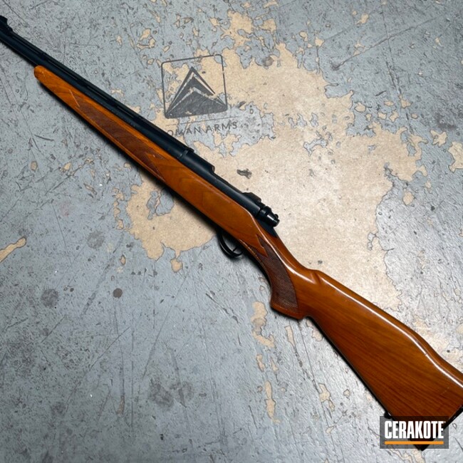 Cerakoted Midnight Remington .243 Bolt Action Rifle