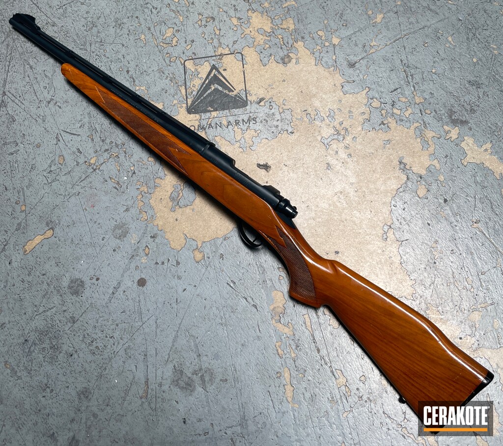 Remington .243 Bolt Action Rifle finished in E-110 | Cerakote