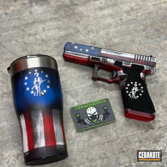 Betsy Ross Glock With Matching Tumbler
