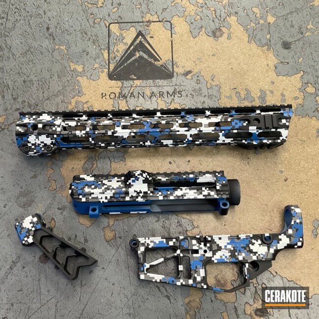 Tactical Grey, Bright White, Nra Blue And Graphite Black Builders Sets