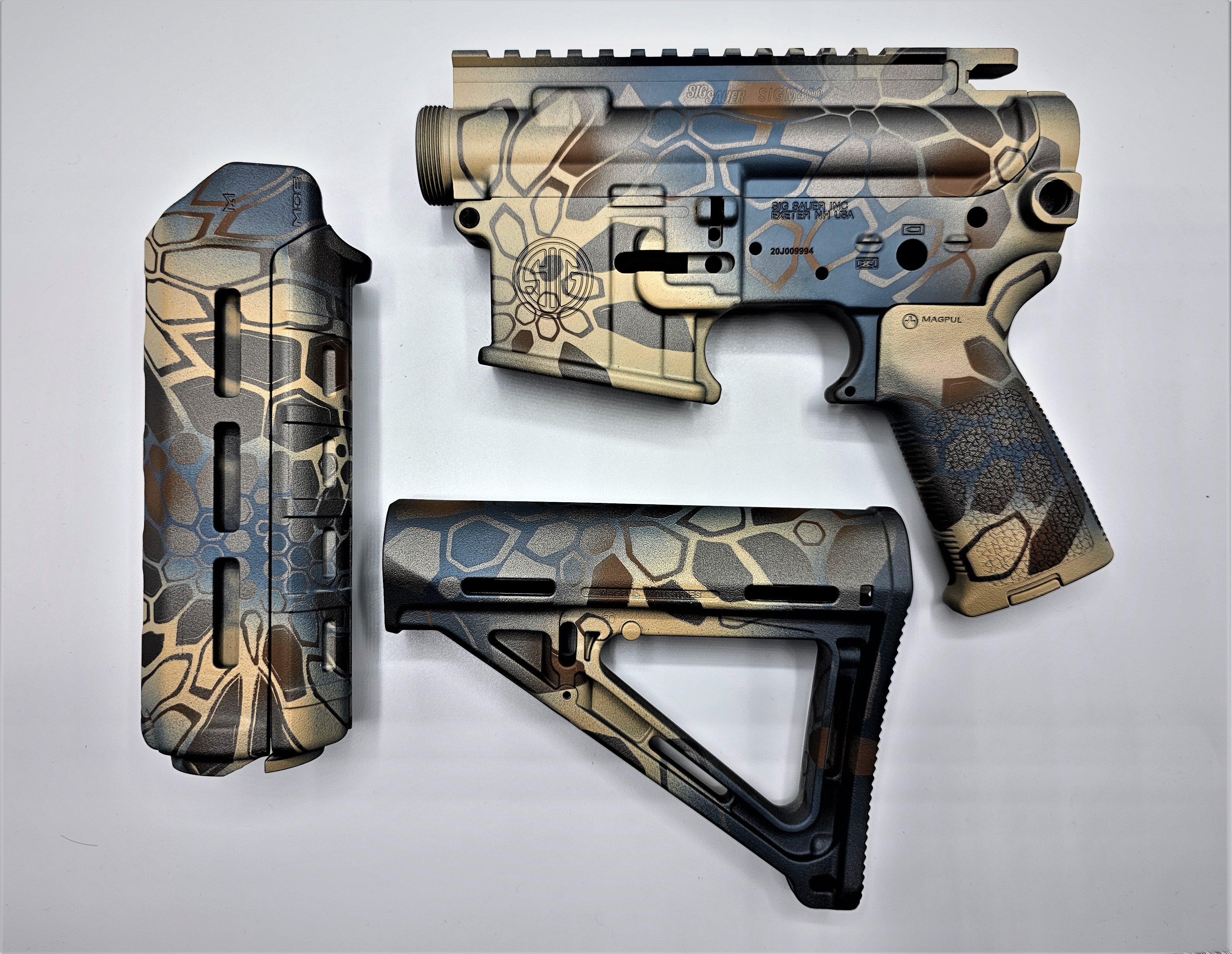 Kryptic Design AR-15 Kryptek Camo | Cerakote