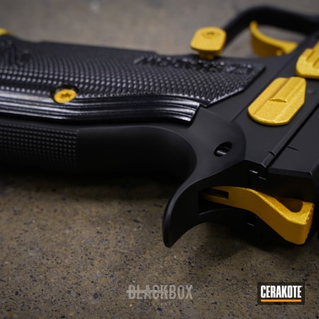 Powder Coating: Firearm,Graphite Black H-146,CZ Shadow 2,S.H.O.T,Custom Pistol,Pistol,CZ