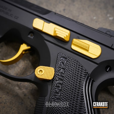 Powder Coating: Firearm,Graphite Black H-146,CZ Shadow 2,S.H.O.T,Custom Pistol,Pistol,CZ