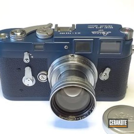 Powder Coating: KEL-TEC® NAVY BLUE H-127,Vintage,Camera,Leica