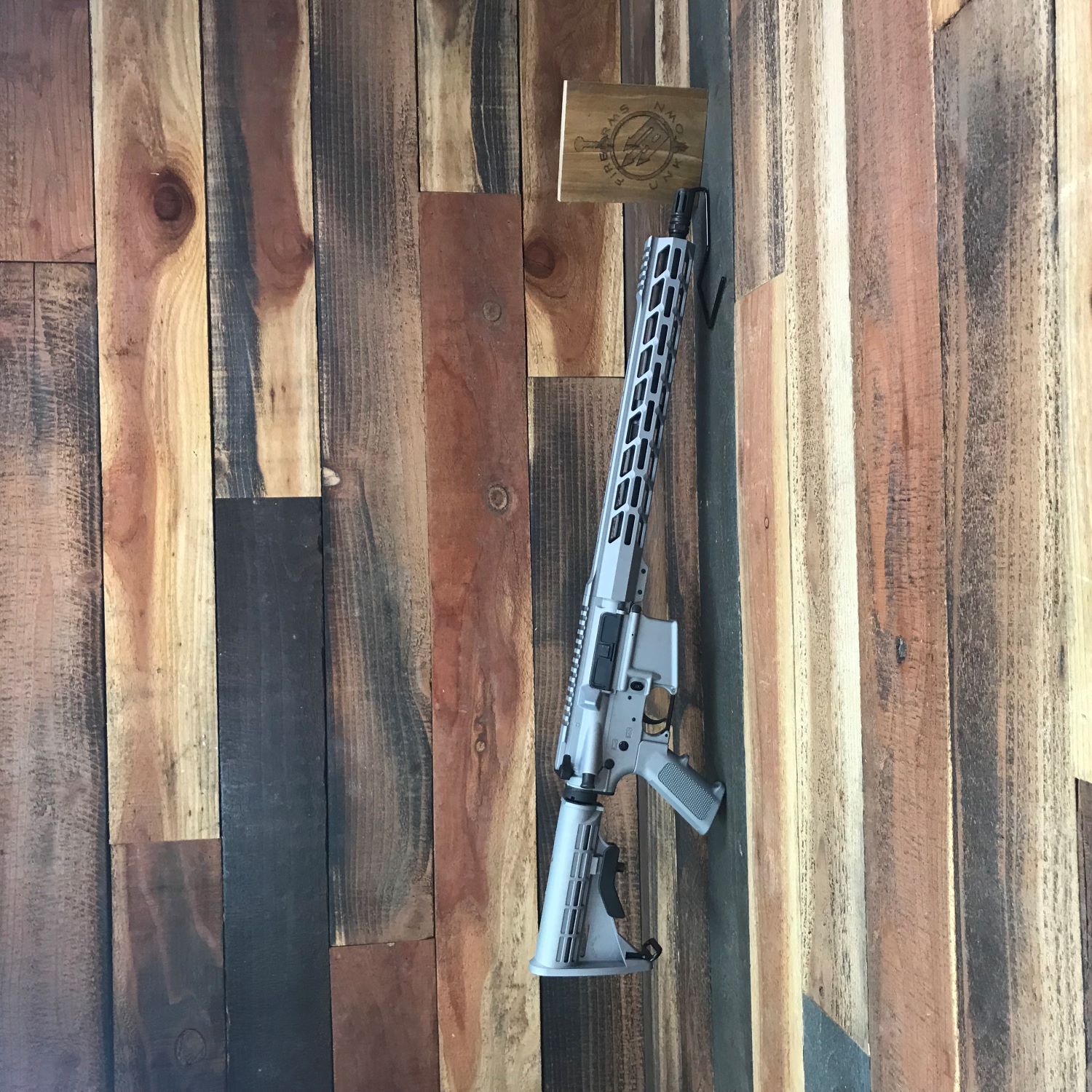 AR-15 done in a Satin Mag Finish | Cerakote