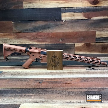 Cerakoted Copper Ar Rifle