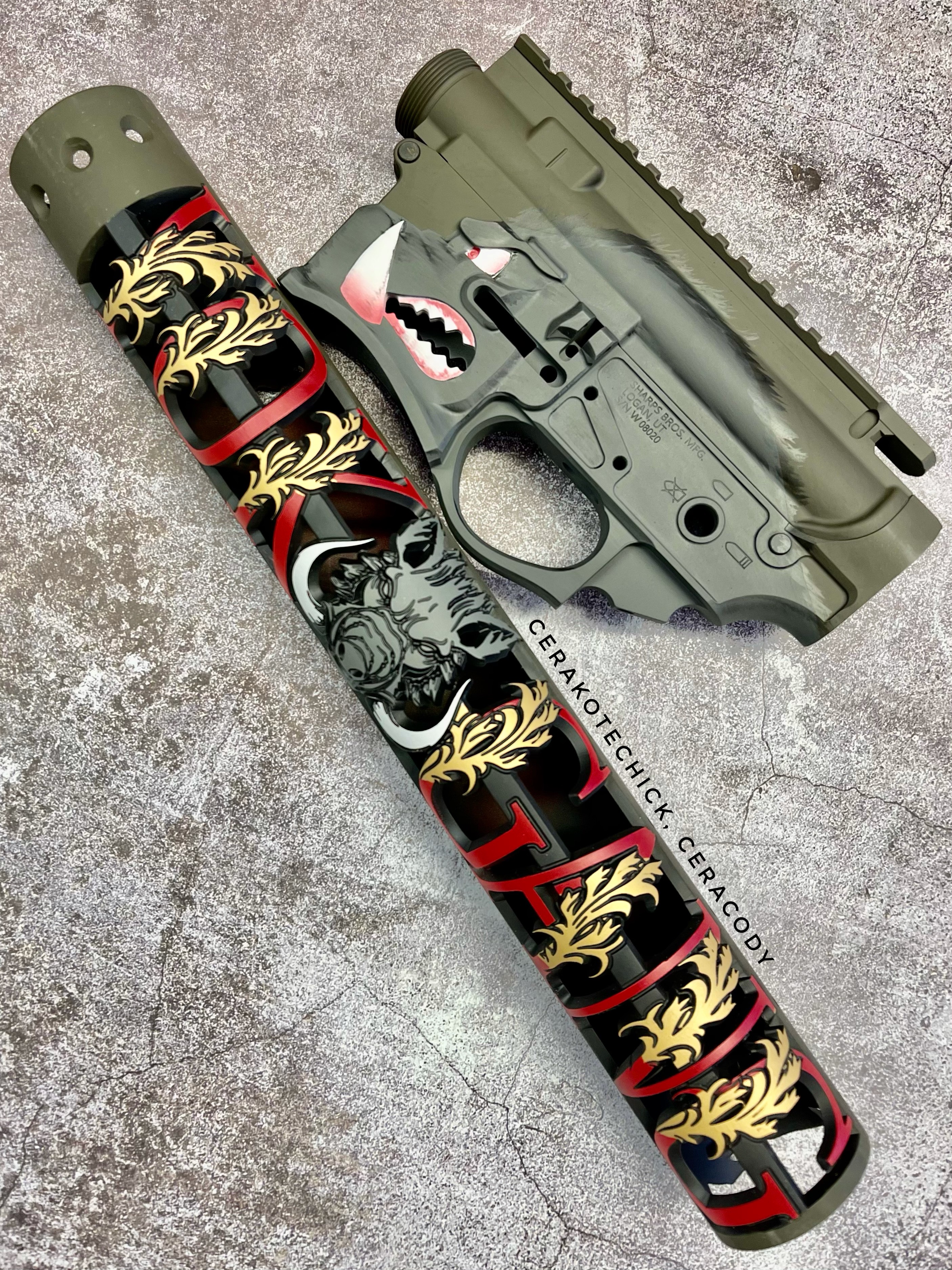 Custom Raging Hunter Cerekote Hog hunter | Cerakote