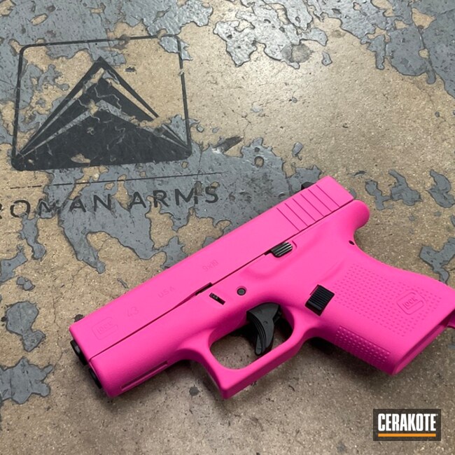 Cerakoted Prison Pink And Cerakote Fx Shiver Pink Gun