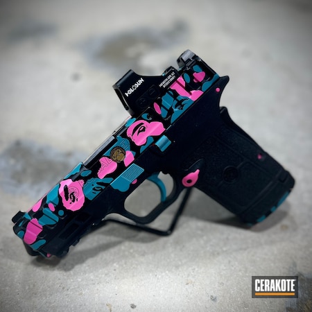 Powder Coating: Miami Vice,BAPE,Smith & Wesson,S.H.O.T,Armor Black H-190,Camo,Miami,AZTEC TEAL H-349,Prison Pink H-141