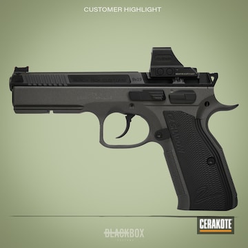 Cerakoted Sniper Grey Cz Shadow 2